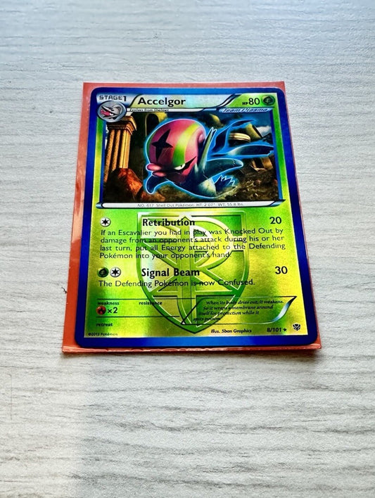 Accelgor Pokemon Reverse Holo Grass Card Year 2013 (6385)