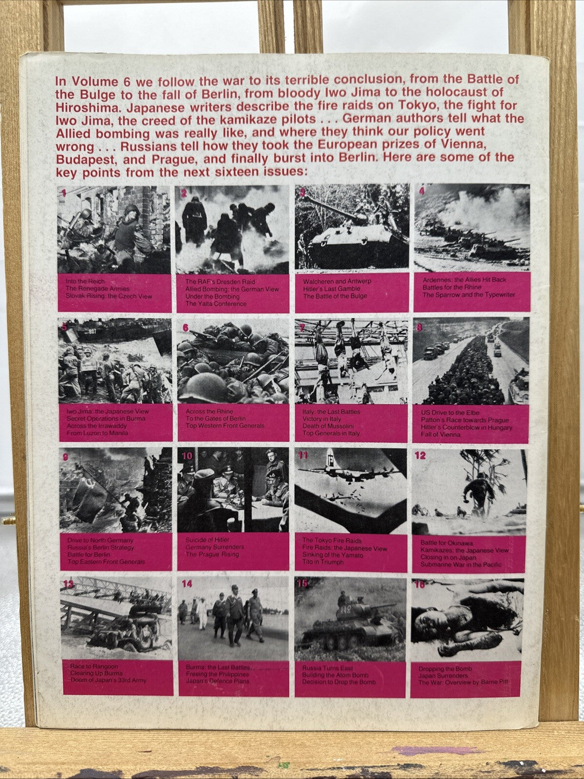 History Of The Second World War II VOL. 5 NO. 16 Magazine In Good Condition