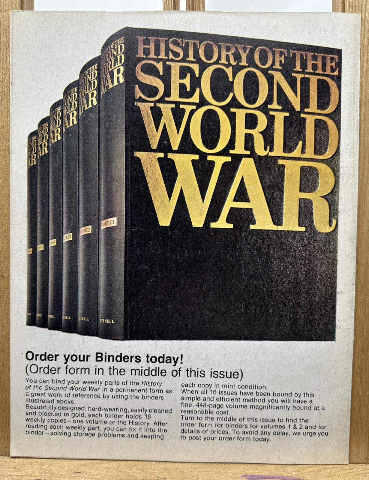 History Of The Second World War II VOL. 2 NO. 1 Magazine In Good Condition