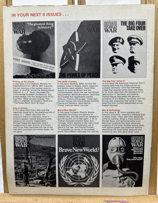 History Of The Second World War II VOL. 6 NO. 16 Magazine In Good Condition