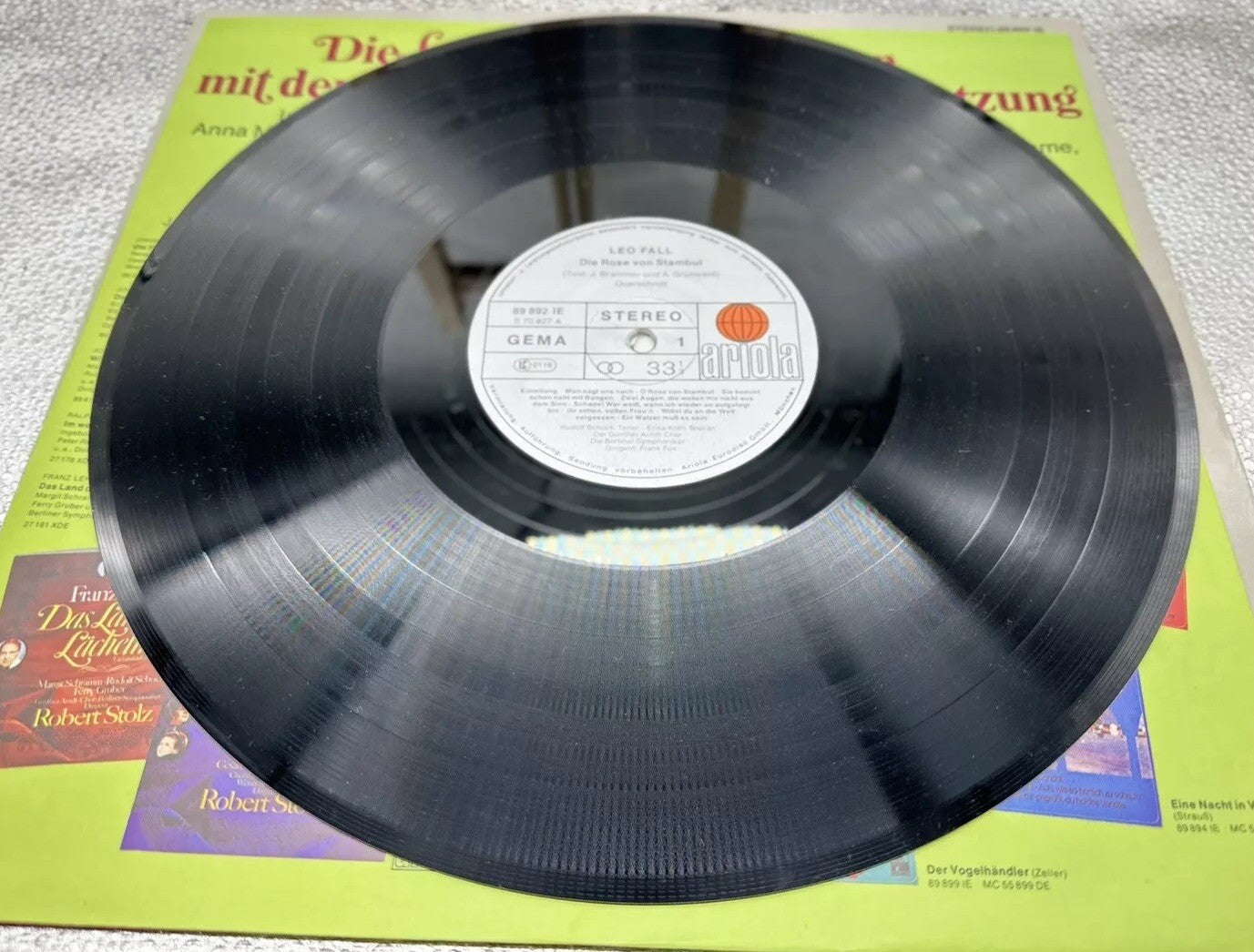 Die Dubarry : Carl Millocker / Leo Fall Record In Good Condition 6929
