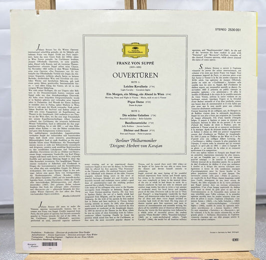 Deutsche Grammophon Suppe' Ouverturen Record Featuring Leichte Kavallerie-Pique