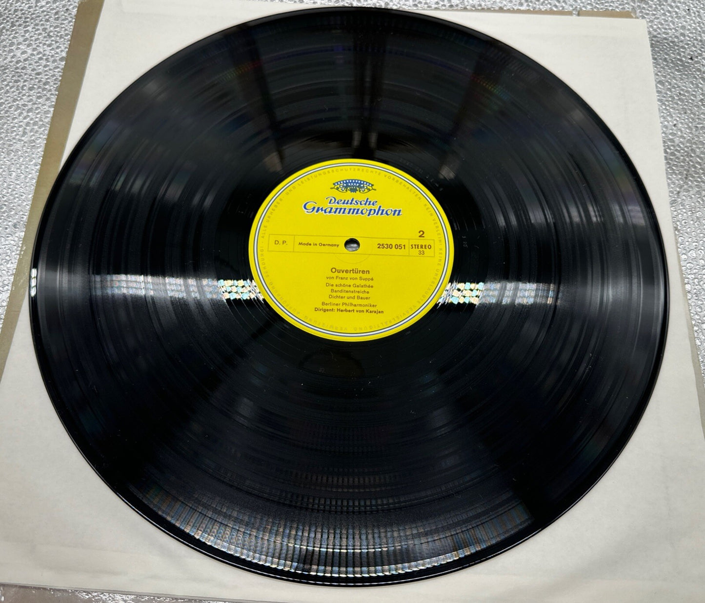 Deutsche Grammophon Suppe' Ouverturen Record Featuring Leichte Kavallerie-Pique