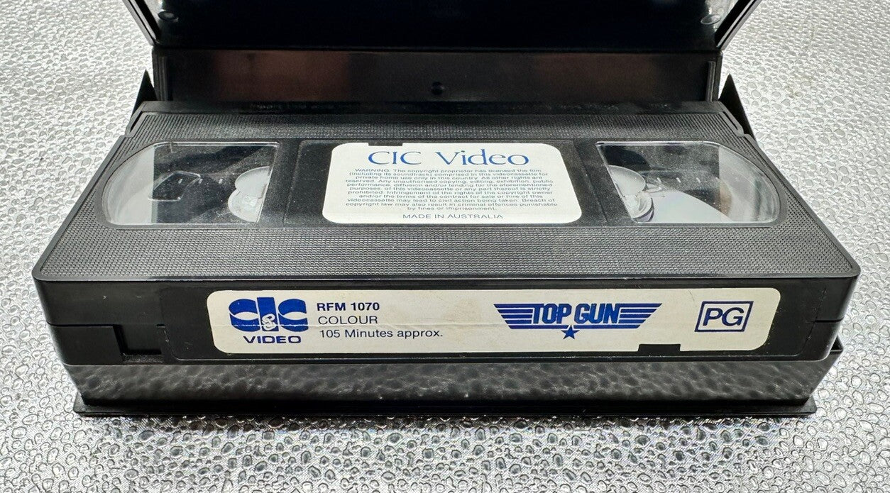 Top Gun - Tom Cruise VHS In Good Condition - 8537