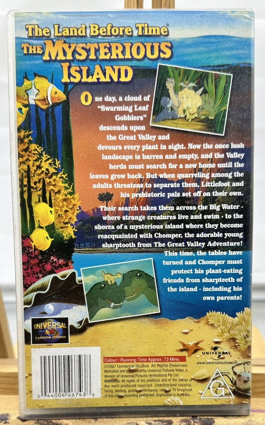 The Land Before Time The Mysterious Island V (5) VHS In Good Condition - 8531