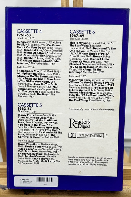 Great Original Hits Of The '50s And '60s Vol.2 Tape Box Set Juke Box Greats 6665