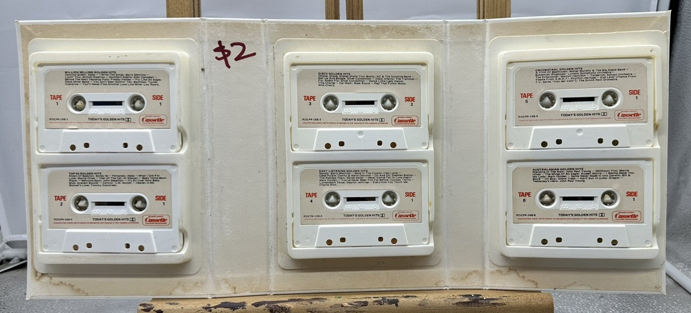 Today's Golden Hits - Reader's Digest 1976 Cassette Tape Set Easy Listening 6667