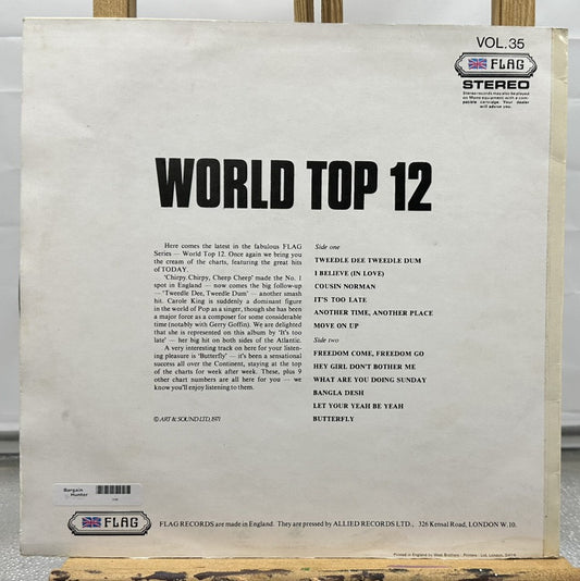 WORLD TOP 12 Vol. 35 Record In Good Condition 7408