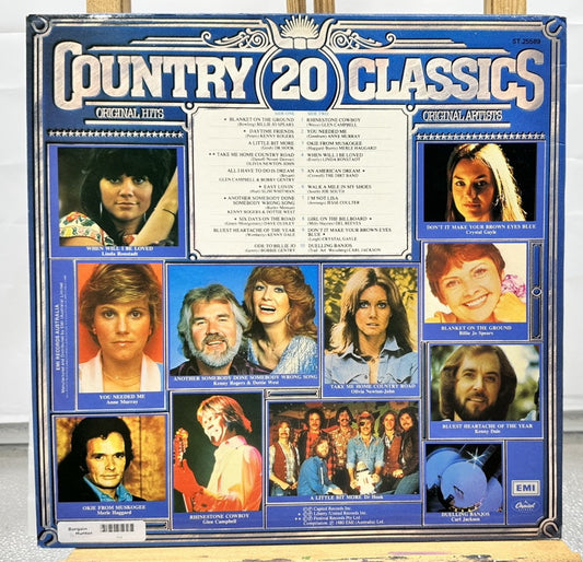 Country Classics 20 Original Hits Record In Good Condition 7418