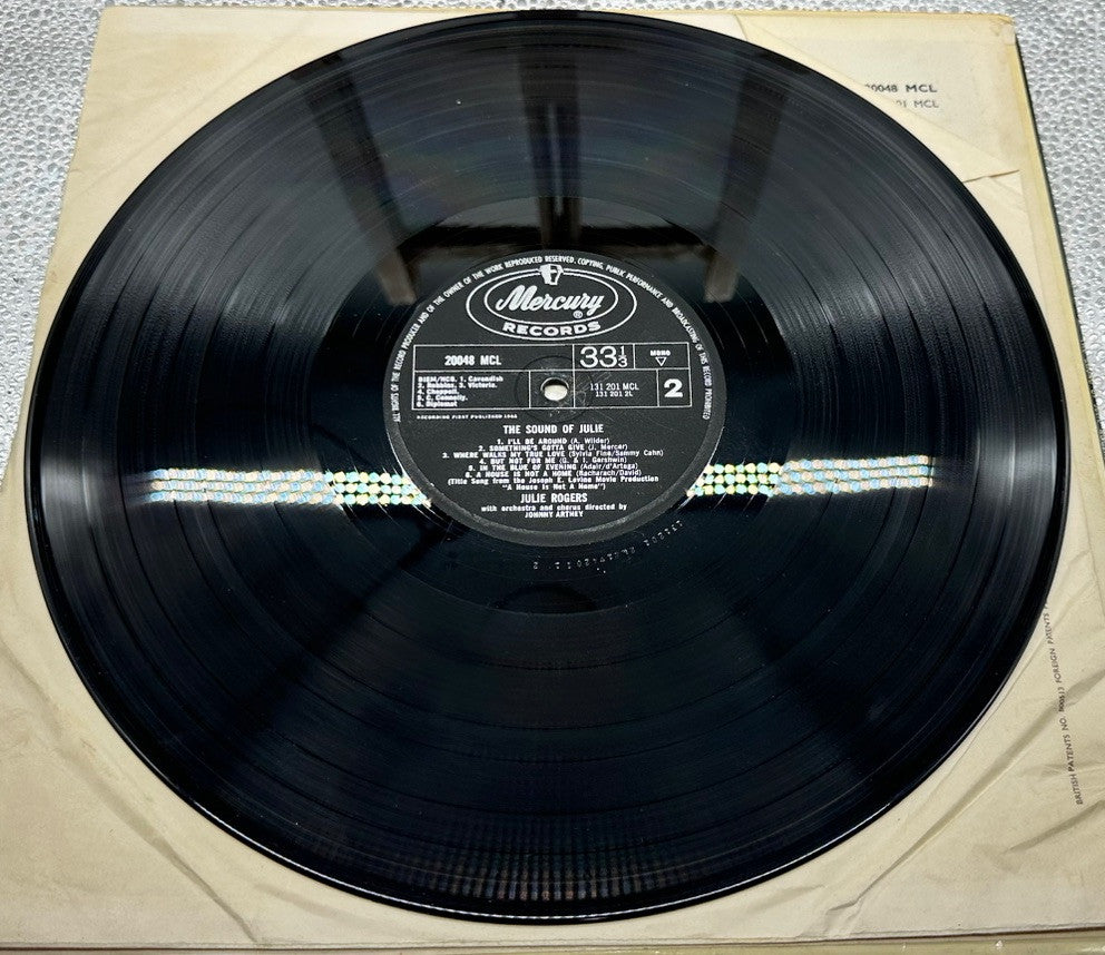 The Sound Of Julie - Julie Rogers Record In Good Condition 7434