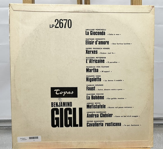 Benjamino Gigli Record In Good Condition 6934