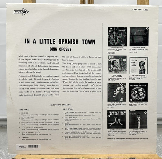 In A Little Spanish Town : Bing Crosby Record In Good Condition 7410