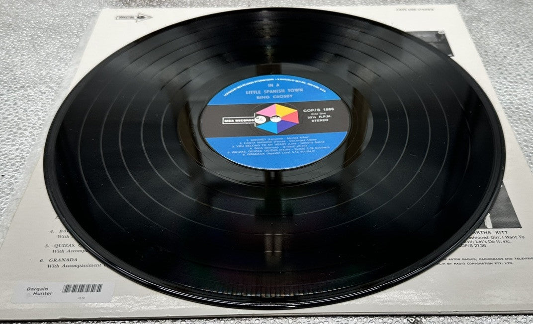 In A Little Spanish Town : Bing Crosby Record In Good Condition 7410