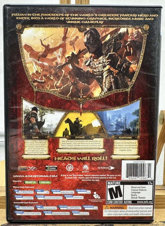 Age Of Conan Hyborian Adventures - PC Game In Good Condition 8466