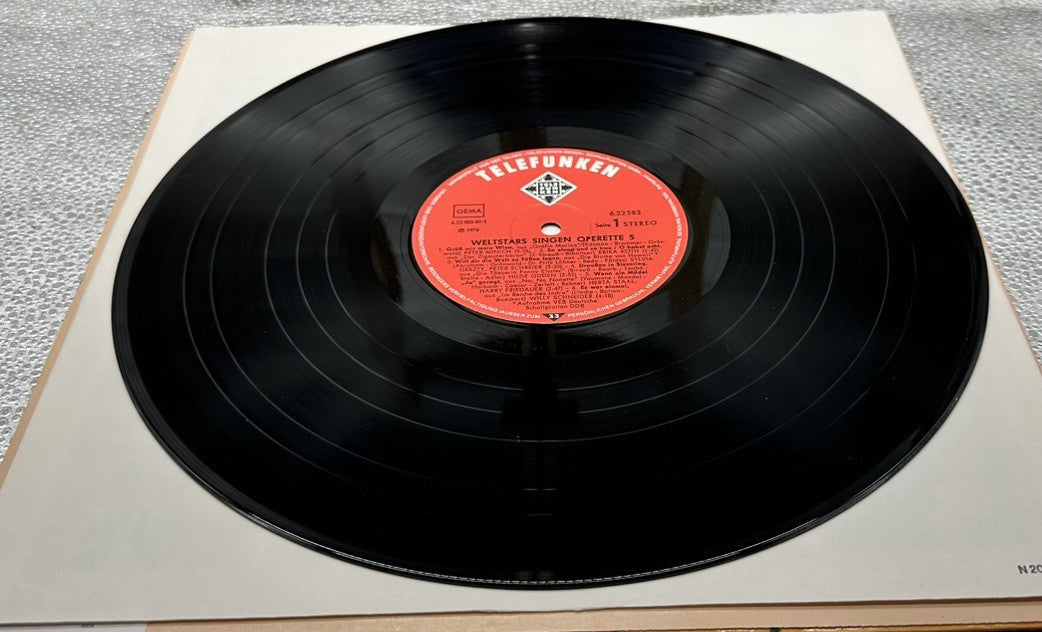 Weltstars Singen Operette 5 Record In Good Condition 6924