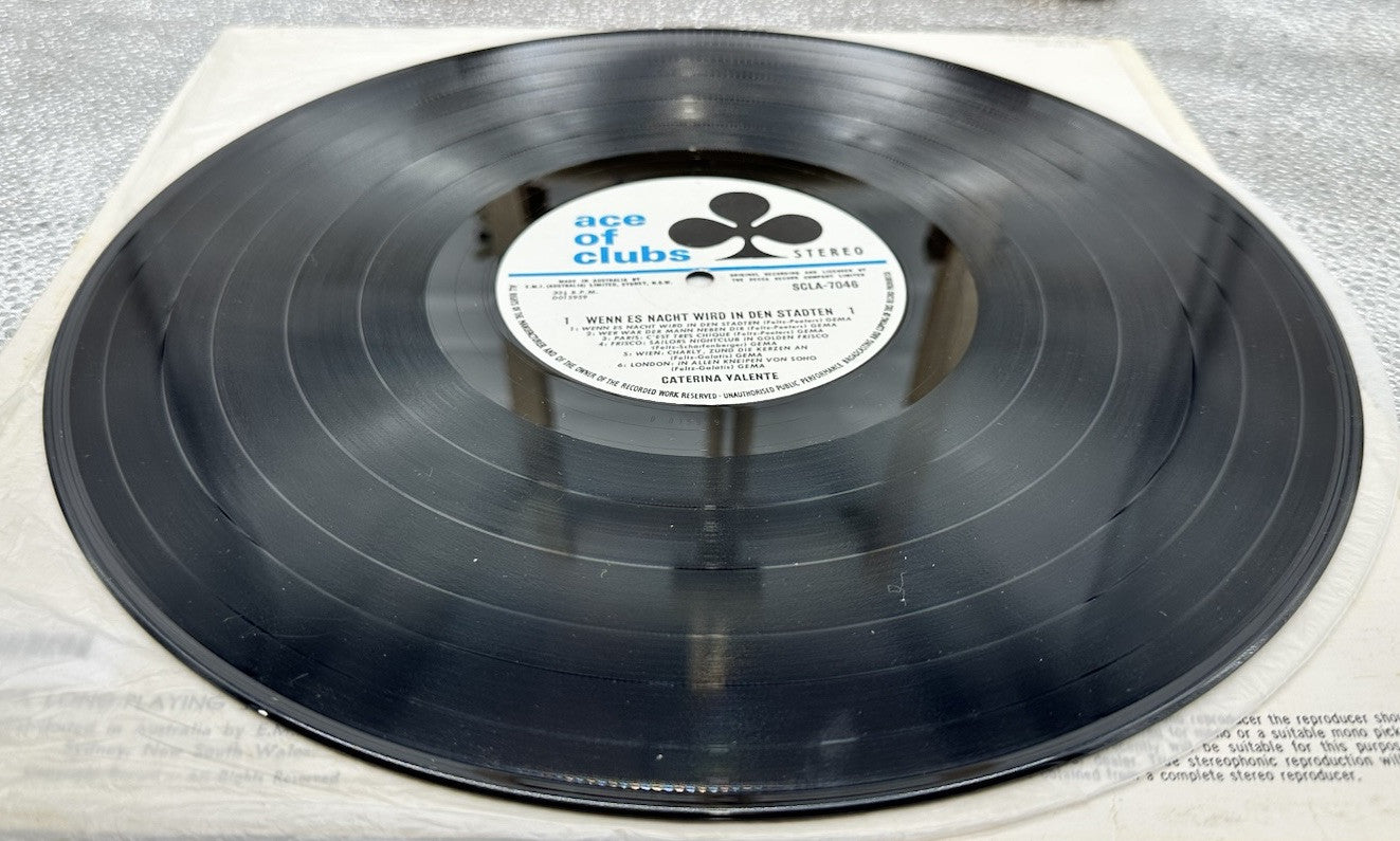 Caterina Valente : Wenn Es Nacht Wird In Den Städten. Record In GC 6890