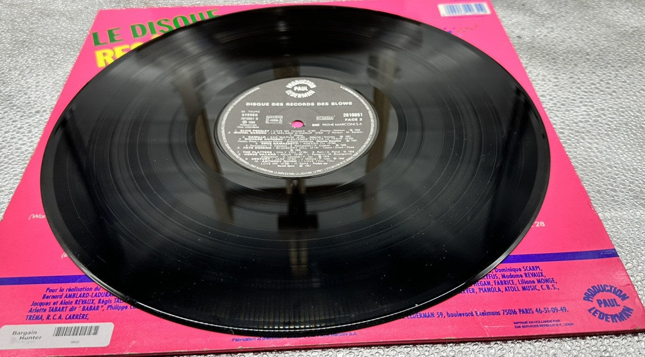 Le Disque Records Des Slows Record In Good Condition 6952