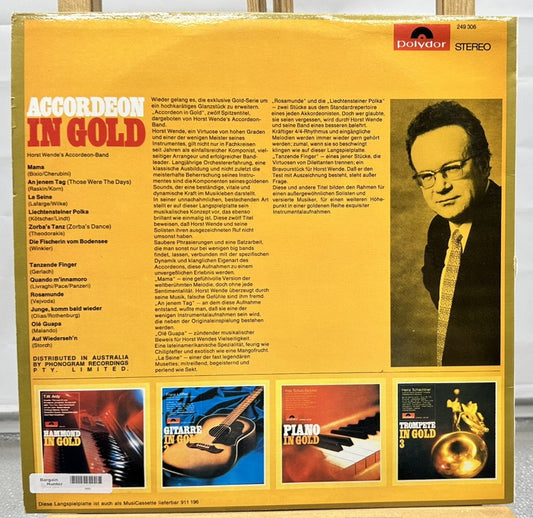 Horst Wende And His Accordion Band – Accordion In Gold Record In GC 6885