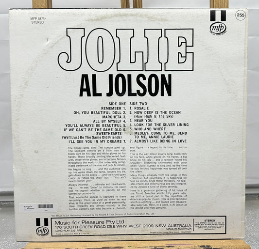 Jolie : Al Jolson Record In Good Condition 6882