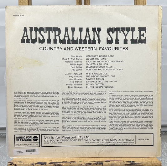 Australian Style Record In Good Condition 6960