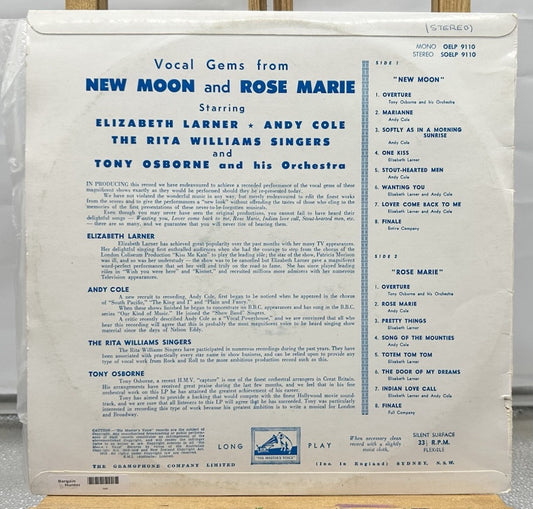 Excerpts From "New Moon" & "Rose Marie" Record In Good Condition 7006