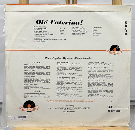 CATERINA VALENTE | OLE CATERINA Record In Good Condition 6871