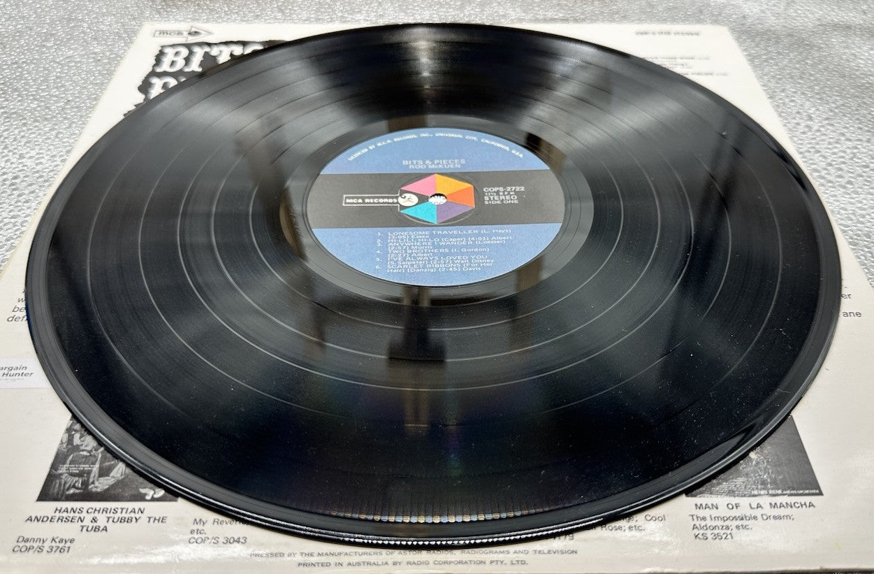Bits And Pieces - Rod Mckuen Record In Good Condition 6868