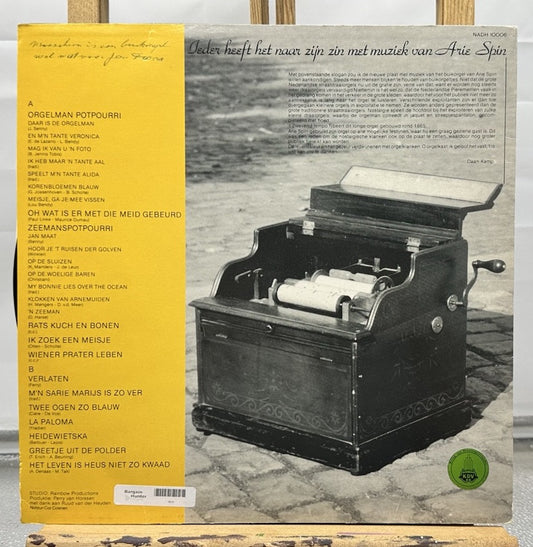 Zing Mee Met Het Bulk-Orgel Van : Arie Spin Record In Good Condition 6879