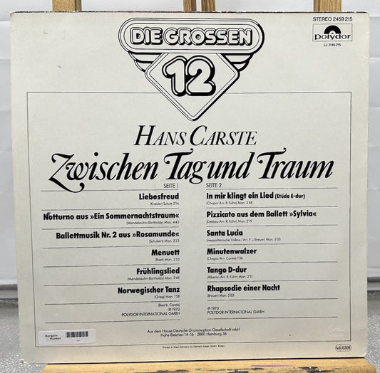 Zwischen Tag Und Traum Hans Carste Die Grossen 12 Record In Good Condition 7325
