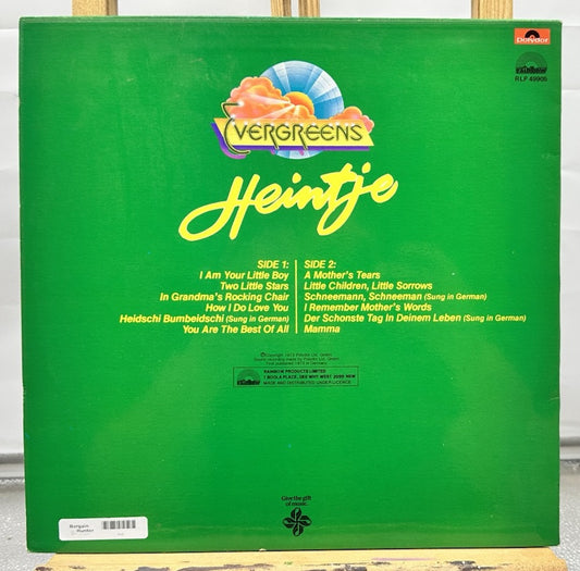Heintje : Evergreens Record In Good Condition 7310