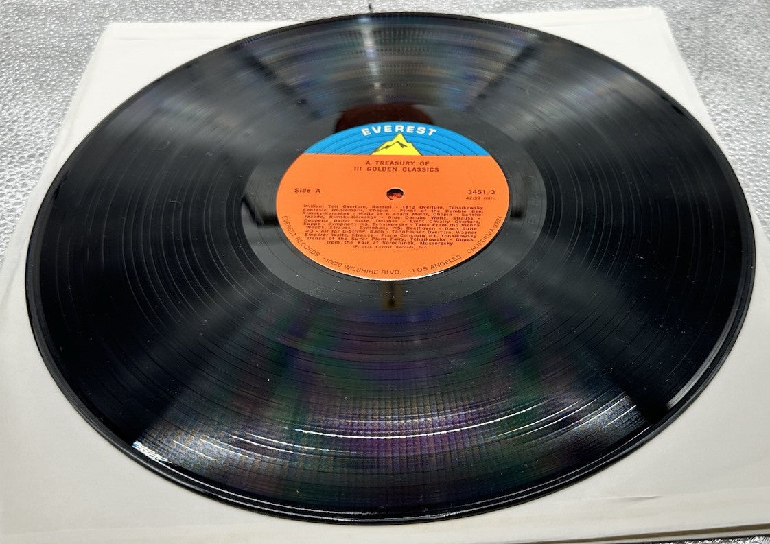 A Treasury Of 3 Golden Classics Record In Good Condition 7290