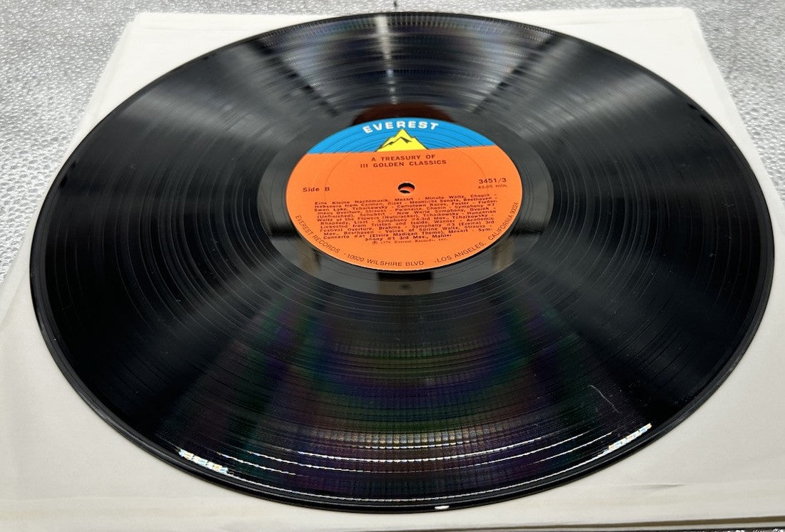 A Treasury Of 3 Golden Classics Record In Good Condition 7290