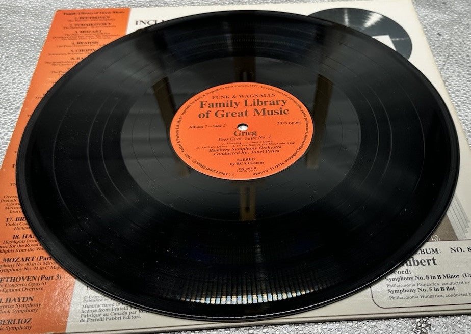 Family Library Of Great Music Album 7 - Grieg - 12" Vinyl Record In GC 7315