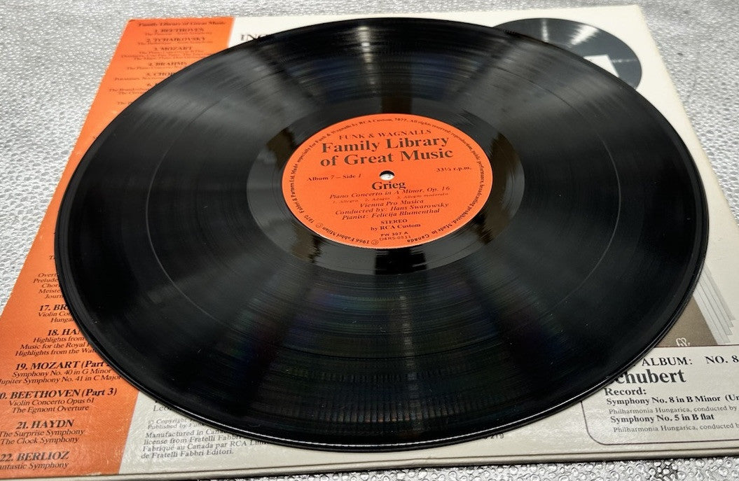 Family Library Of Great Music Album 7 - Grieg - 12" Vinyl Record In GC 7315