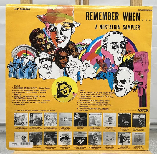REMEMBER WHEN - A NOSTALGIA SAMPLER Record In Good Condition 7344