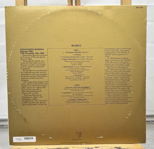 Rossini Masterpiece. Record In Good Condition 7330