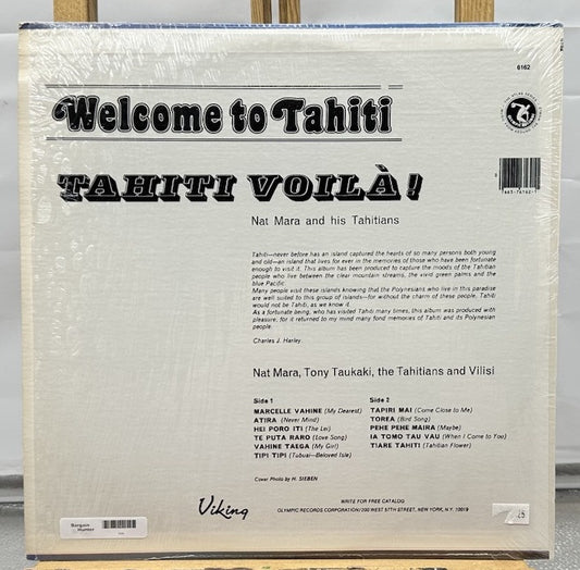 Nat Mara And His Tahitians : Welcome To Tahiti Record In Good Condition 7364