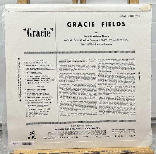 Gracie : Gracie Fields Record In Good Condition 7367