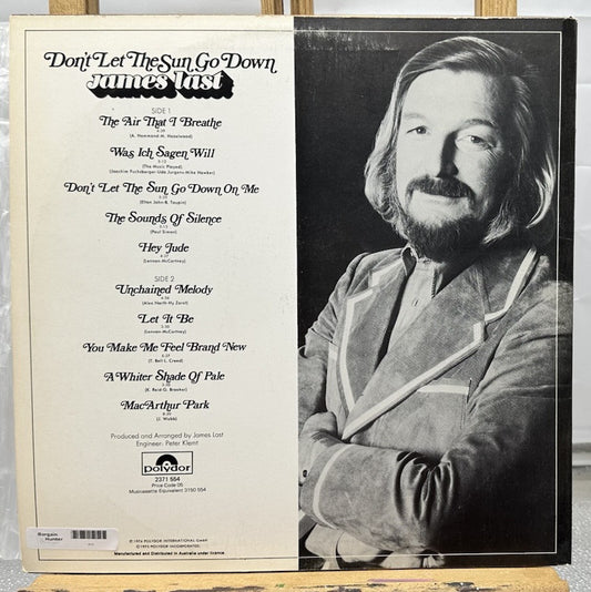 James Last – Don't Let The Sun Go Down Record In Good Condition 7374