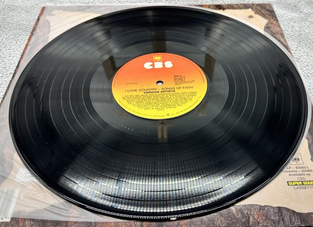 Songs Of Faith - I Love Country Record In Good Condition 7685