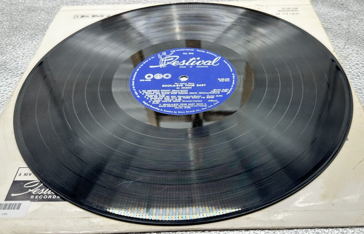 The Jolson Story - " Rock-A-Bye Your Baby..." Record In Good Condition 6709