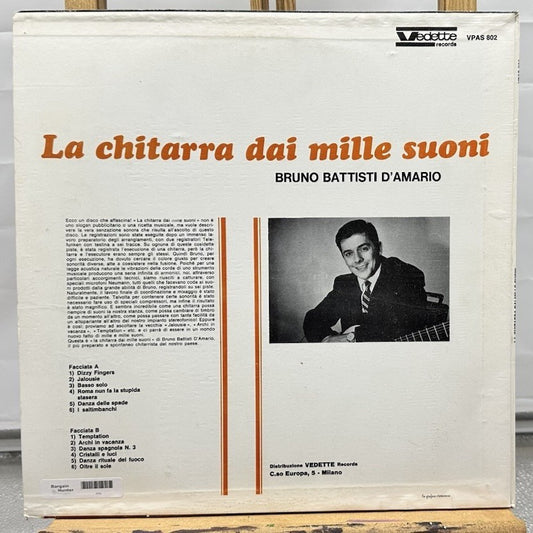 Bruno Battisti D'Amario – La Chitarra Dai Mille Suoni Record In Good Cond 6745