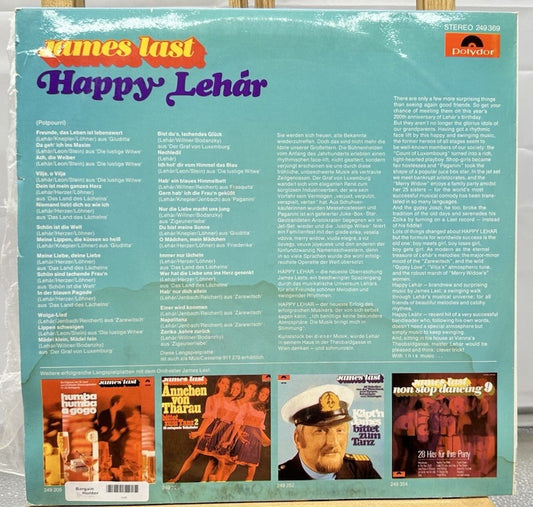 James Last - Happy Lehar Record In Good Condition 7573