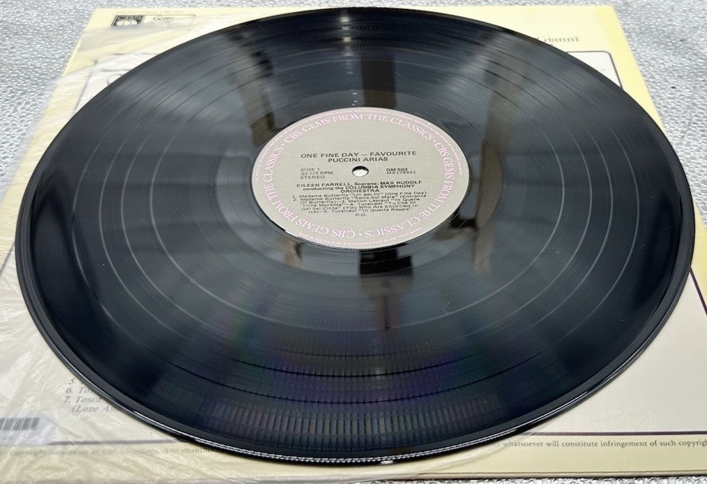 Eileen Farrell - One Fine Day Columbia Symphony Orchestra Record In GC 7570