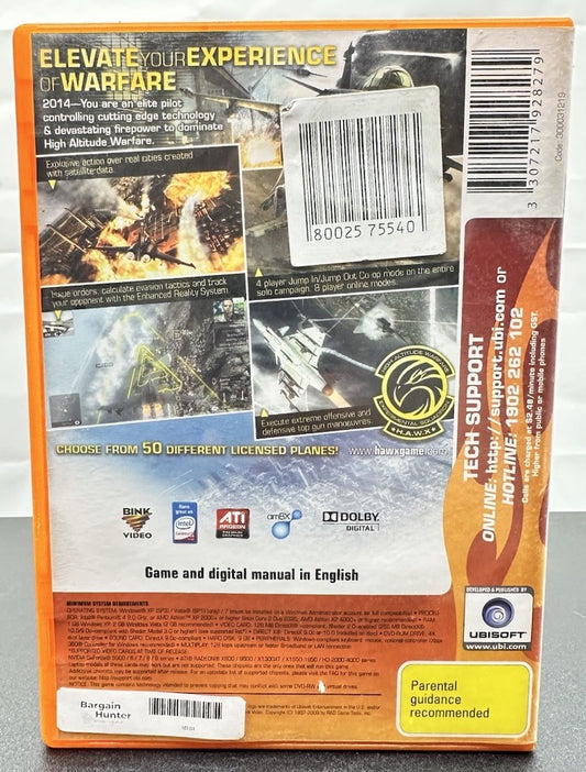 Tom Clancy's HAWX PC Game Windows - In Good Condition 8384