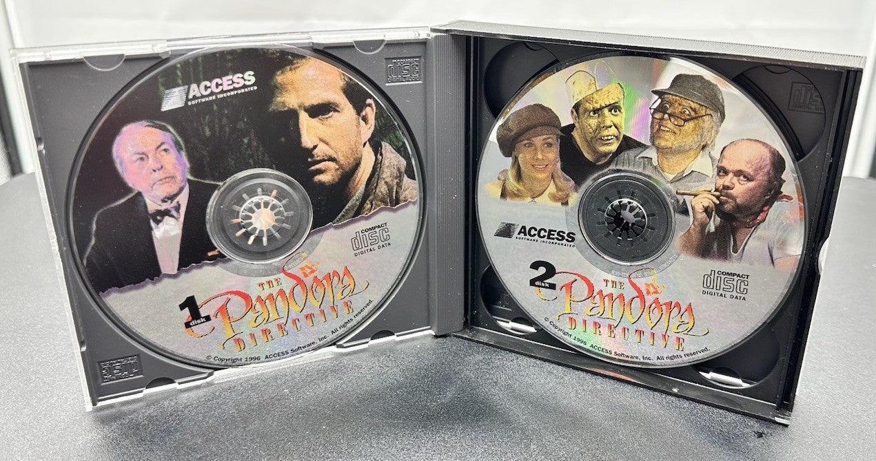 The Pandora Directive PC Game 3 disc - In Good Condition 8605