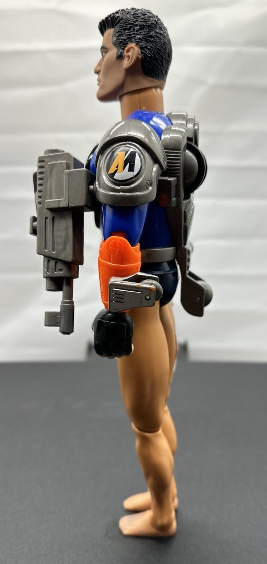 Vintage Action Man Back Rolling 2000 Moveable 30cm Figure In Good Condition 8696