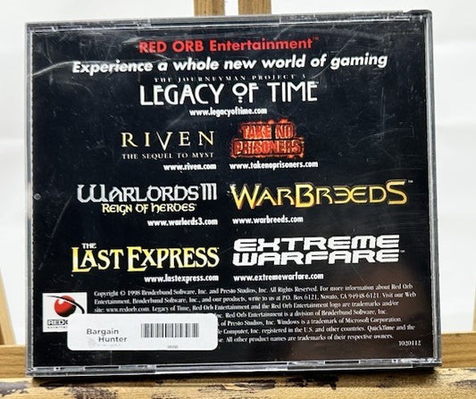 The Journeyman Project 3: Legacy of Time PC 1998 4 Discs In Good Condition 8668