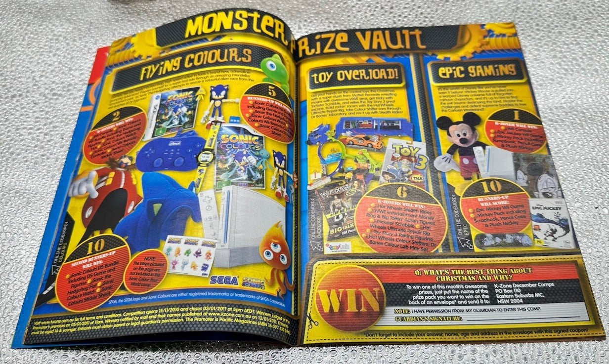 K-Zone Magazine December 2010 In Good Condition