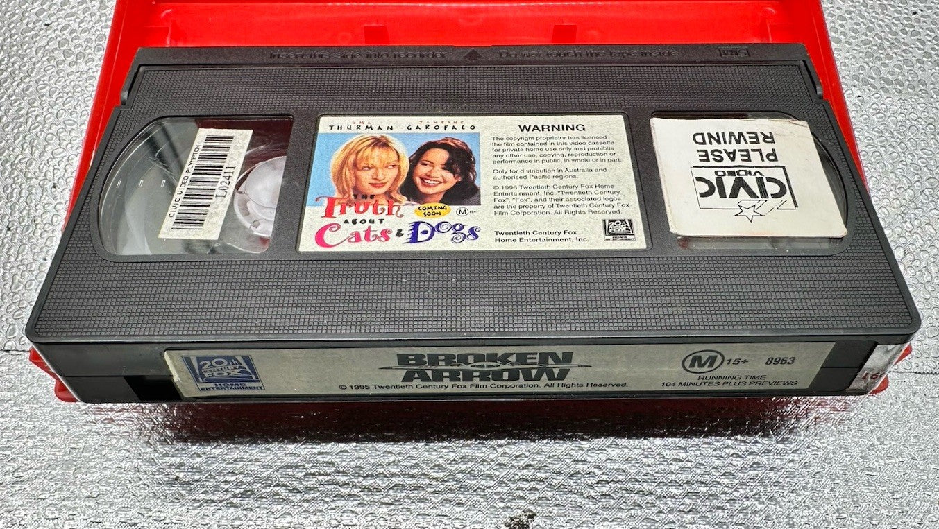 Brocken Arrow VHS Tape, Vintage M15+ EX-Rental 8946